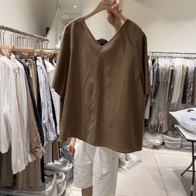 NAVYBURST韓國代購女士新品休閑職業25春夏時尚真品襯衫蕾絲衫NAVY BURST襯衫/蕾絲衫圖色2