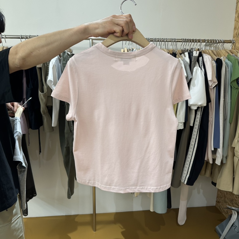 DE VENTI韓國代購女士新品25春夏推薦人氣時尚真品休閑T恤DE VENTIT恤