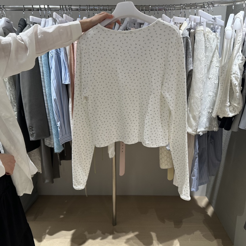 FAVOR-P東大門代購女士新品休閑人氣25春夏時尚長袖T恤羊毛衫FAVOR長袖T恤