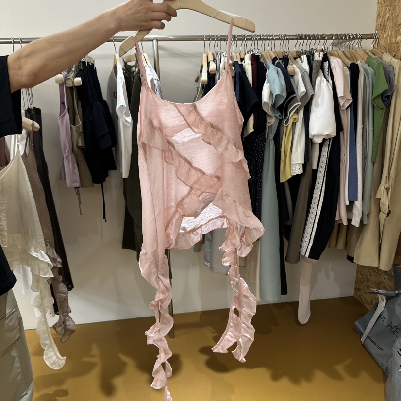 DE VENTI東大門實拍女士新款熱賣25春夏時尚人氣休閑吊帶背心DE VENTI吊帶/背心圖色3