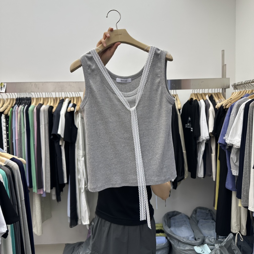 SPECIAL東大門代購女裝新品休閑人氣真品時尚推薦25春夏吊帶背心SPECIAL吊帶/背心圖色2