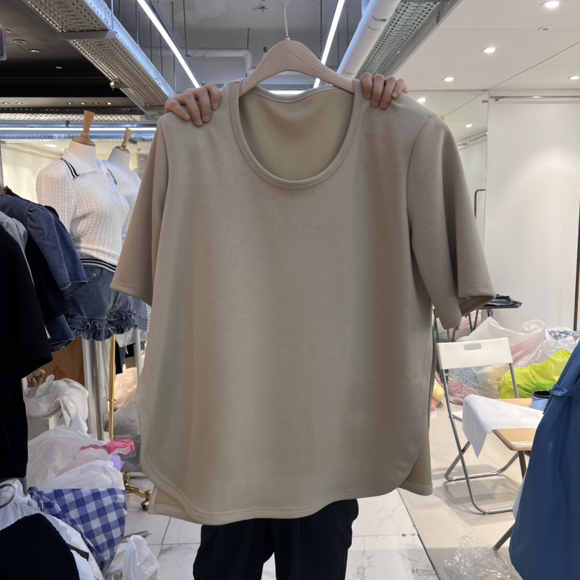 SAGE BRUSH韓國直郵女裝新品人氣真品職業時尚推薦25春夏T恤SAGE BRUSHT恤圖色2