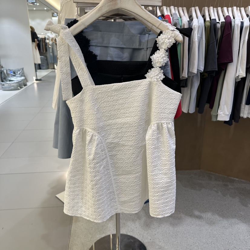 SOLOUNO東大門直郵女裝新品職業時尚25春夏休閑人氣吊帶背心SOLOUNO吊帶/背心