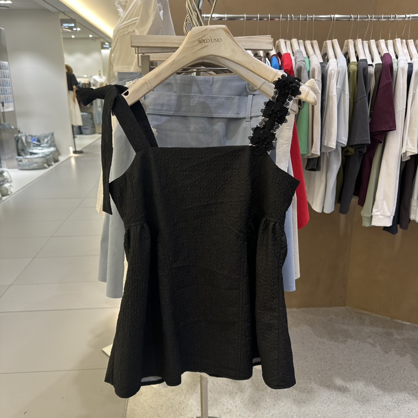 SOLOUNO東大門直郵女裝新品職業時尚25春夏休閑人氣吊帶背心SOLOUNO吊帶/背心圖色2