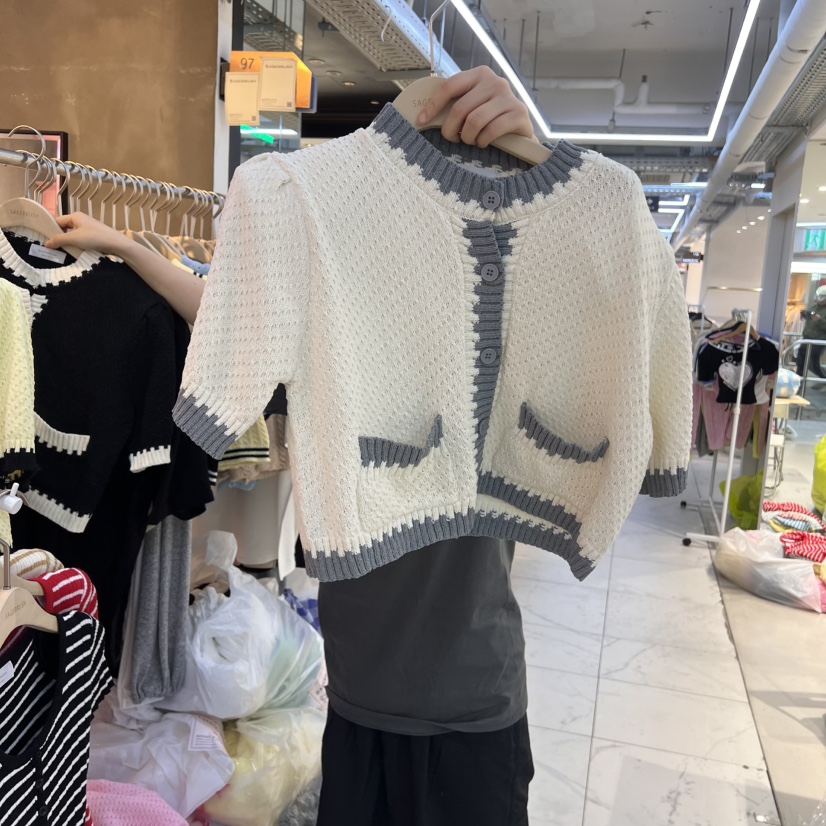 SAGE BRUSH東大門實拍女士新品人氣休閑時尚25春夏真品針織衫SAGE BRUSH針織衫圖色3