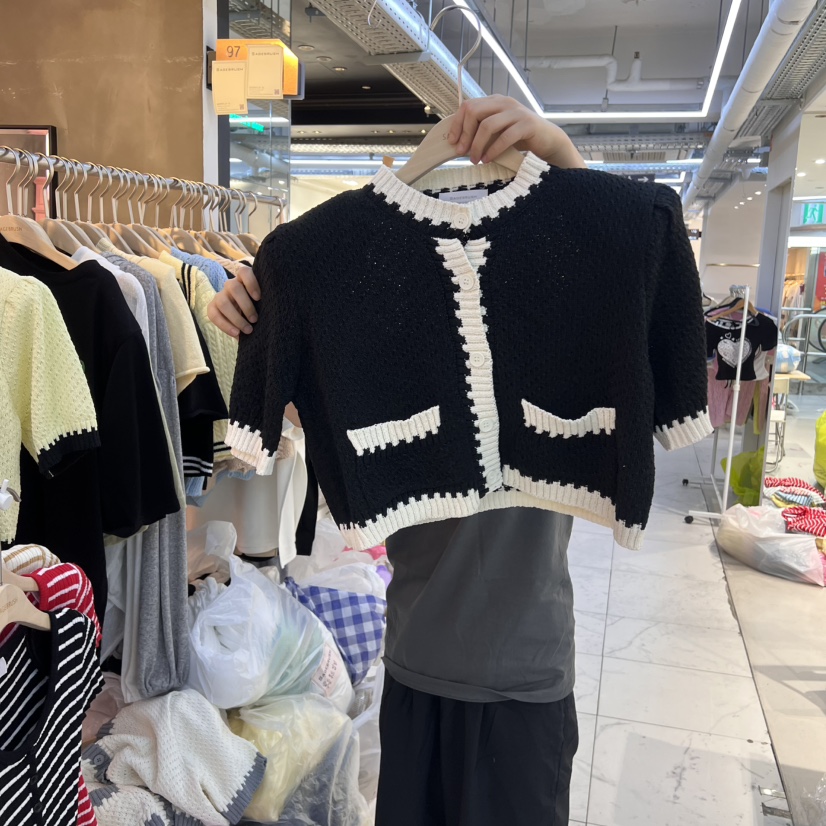 SAGE BRUSH東大門實拍女士新品人氣休閑時尚25春夏真品針織衫SAGE BRUSH針織衫圖色4