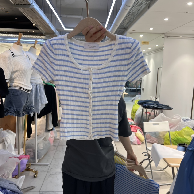 SAGE BRUSH東大門直郵女士新品25春夏推薦職業休閑真品T恤SAGE BRUSHT恤圖色3