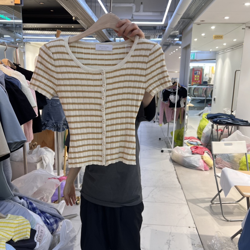 SAGE BRUSH東大門直郵女士新品25春夏推薦職業休閑真品T恤SAGE BRUSHT恤圖色6