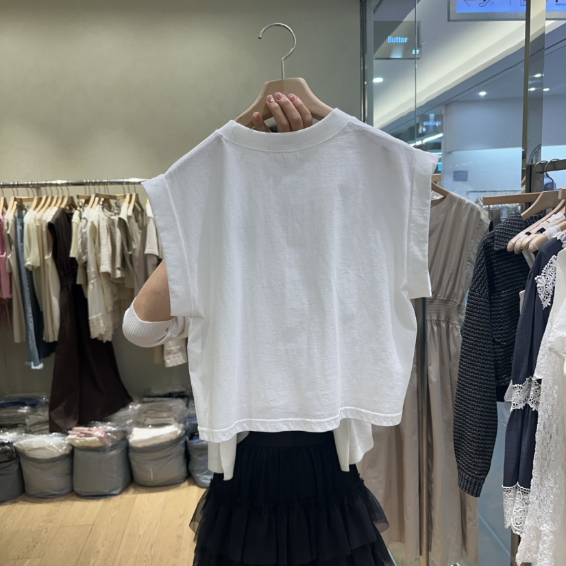BUTTER-P韓國直郵女裝新品真品職業人氣推薦25春夏吊帶背心BUTTER-P吊帶/背心