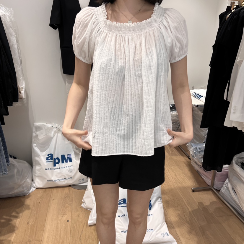 OUR-A東大門直郵女士新品推薦熱賣真品25春夏職業襯衫蕾絲衫OUR-A襯衫/蕾絲衫圖色1