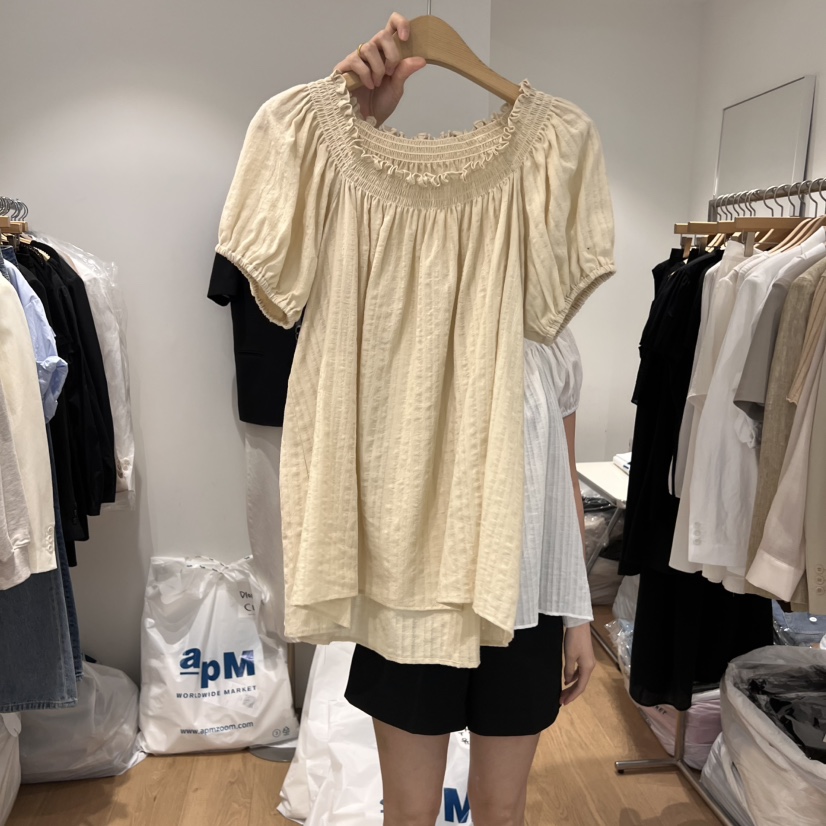 OUR-A東大門直郵女士新品推薦熱賣真品25春夏職業襯衫蕾絲衫OUR-A襯衫/蕾絲衫圖色3