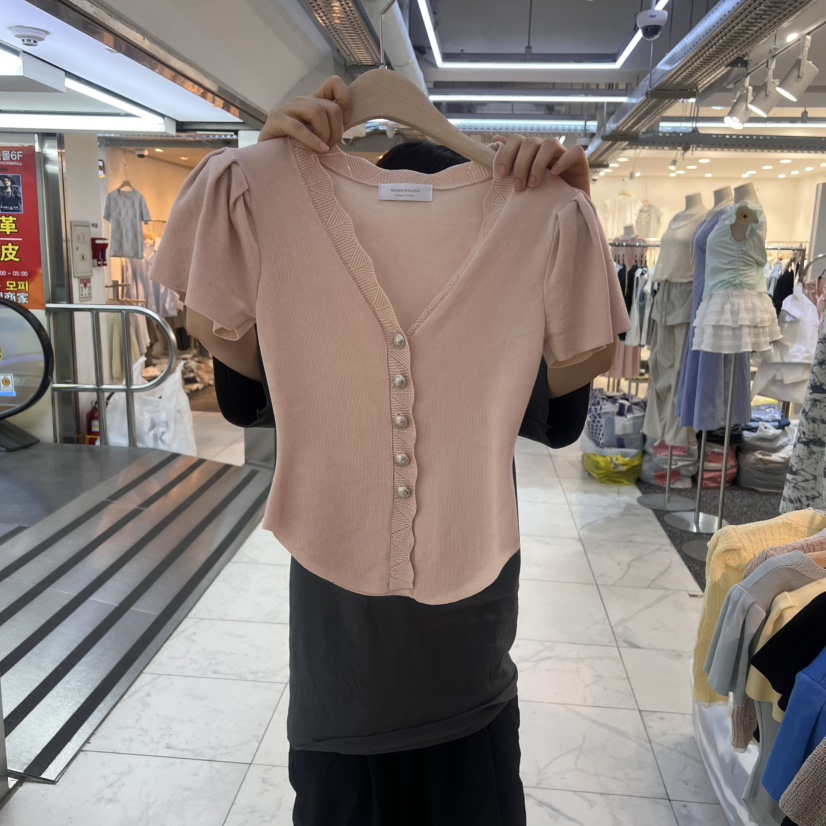 SAGE BRUSH韓國直郵女士新品25春夏職業休閑時尚人氣針織衫SAGE BRUSH針織衫圖色3