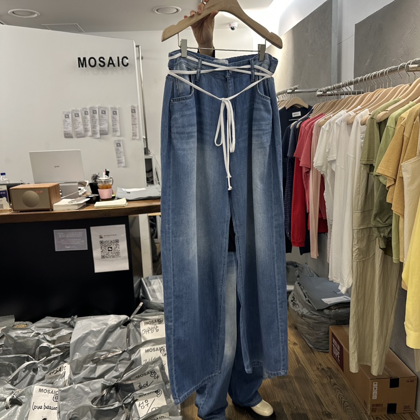 MOSAIC韓國直郵女士新品休閑職業熱賣人氣時尚真品推薦牛仔褲MOSAIC牛仔褲圖色2