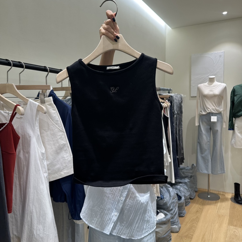GILLI東大門直郵女士新品25春夏熱賣人氣真品推薦吊帶背心刺繡GILLI吊帶/背心圖色4