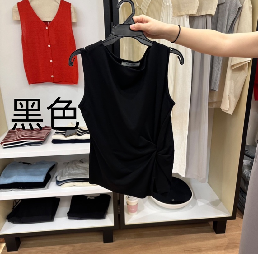 MUYBIEN韓國直郵女士新品熱賣時尚人氣休閑推薦真品吊帶背心MUYBIEN吊帶/背心圖色2