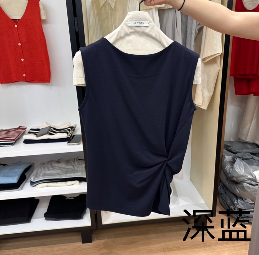 MUYBIEN韓國直郵女士新品熱賣時尚人氣休閑推薦真品吊帶背心MUYBIEN吊帶/背心圖色3