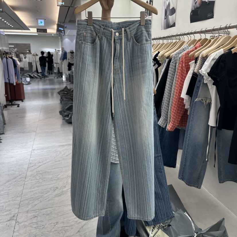 CHAV東大門代購女裝新品熱賣真品25春夏休閑時尚推薦牛仔褲CHAV牛仔褲圖色2