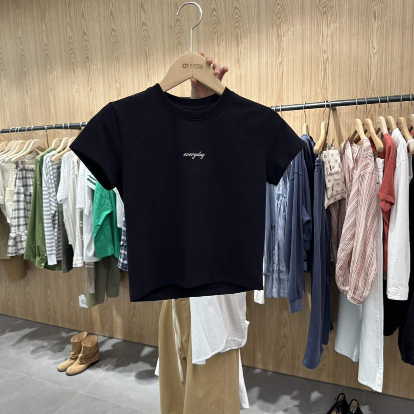 STAYFELT/OF NOTE韓國代購女裝新品人氣職業25春夏真品T恤OF NOTE/STAYFELTT恤圖色2