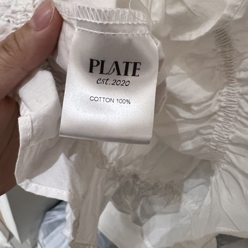 PLATE韓國直郵女裝新品休閑推薦職業真品時尚熱賣襯衫蕾絲衫PLATE襯衫/蕾絲衫