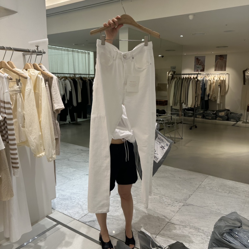 BLUEI-D東大門實拍女裝新款真品推薦人氣職業休閑25春夏休閑褲Blue i-d休閑褲