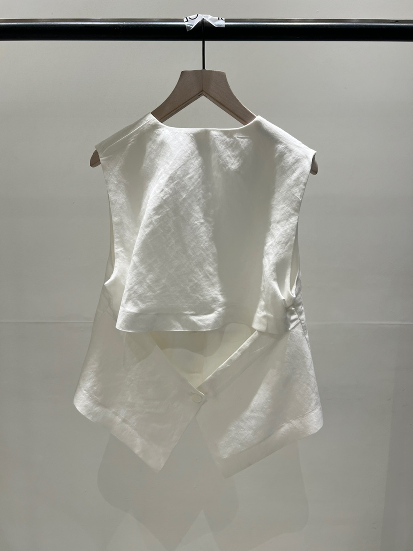 MAC韓國直郵女裝新品真品人氣休閑熱賣時尚25春夏職業馬甲亞麻THE FORWARD MAC馬甲