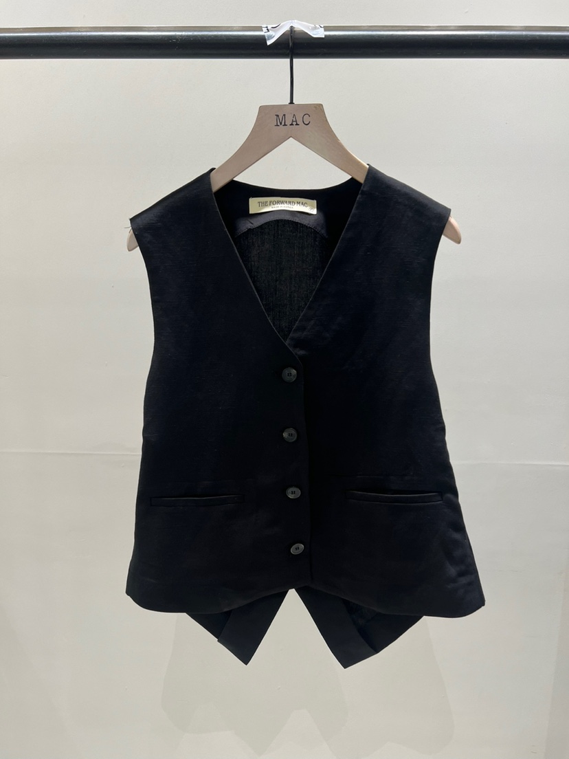 MAC韓國直郵女裝新品真品人氣休閑熱賣時尚25春夏職業馬甲亞麻THE FORWARD MAC馬甲圖色3