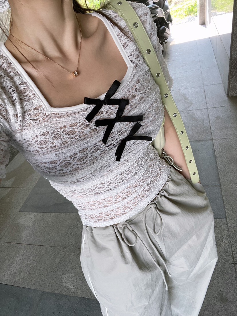 JOURNEY東大門代購女士新款時尚真品人氣休閑25春夏襯衫蕾絲衫JOURNEY襯衫/蕾絲衫