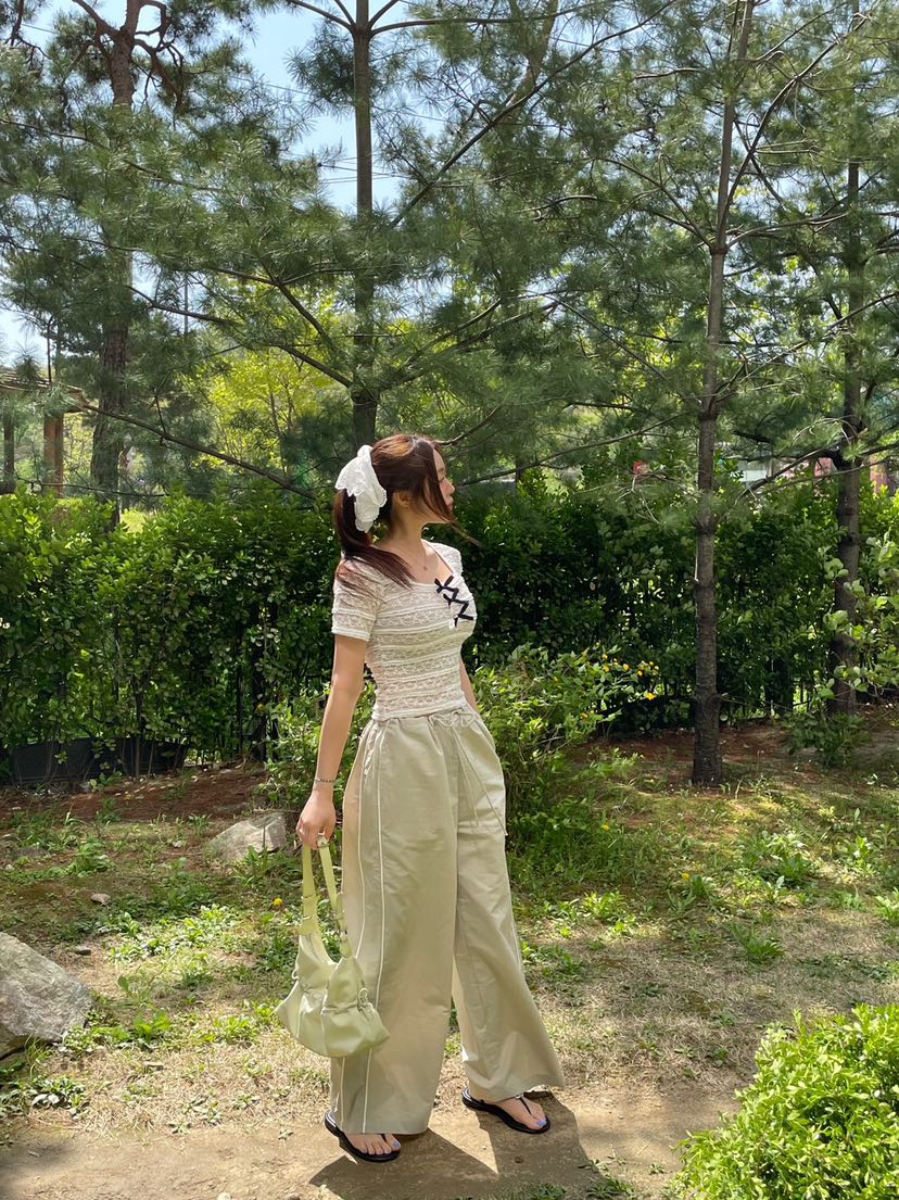 JOURNEY東大門代購女士新款時尚真品人氣休閑25春夏襯衫蕾絲衫JOURNEY襯衫/蕾絲衫