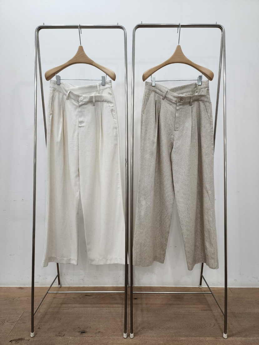 LE MIU韓國代購女裝新品25春夏時尚人氣職業真品熱賣休閑褲LE MIU休閑褲