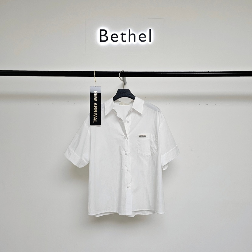 BETHEL東大門實拍女裝新款休閑25春夏熱賣真品人氣襯衫蕾絲衫BETHEL襯衫/蕾絲衫圖色1