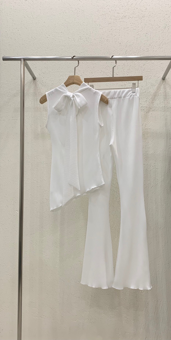 LIGHT AND SALT韓國直郵女士新品休閑25春夏套裝套裝褶皺LIGHT AND SALT套裝