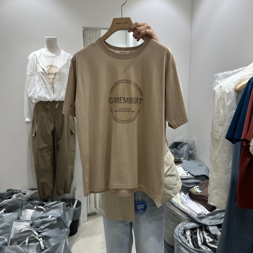 URBANSTORY/REMAKING東大門實拍女士新品真品職業熱賣25春夏T恤Remaking/URBANSTORYT恤圖色2