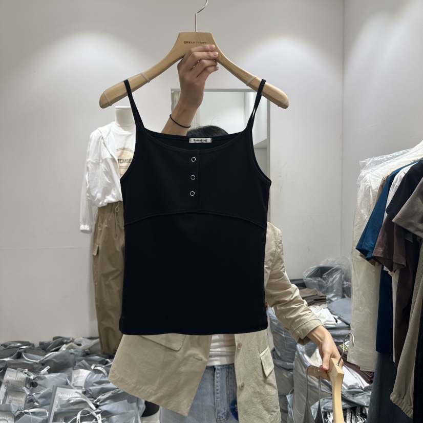 URBANSTORY/REMAKING東大門直郵女士新款休閑職業吊帶背心Remaking/URBANSTORY吊帶/背心圖色2
