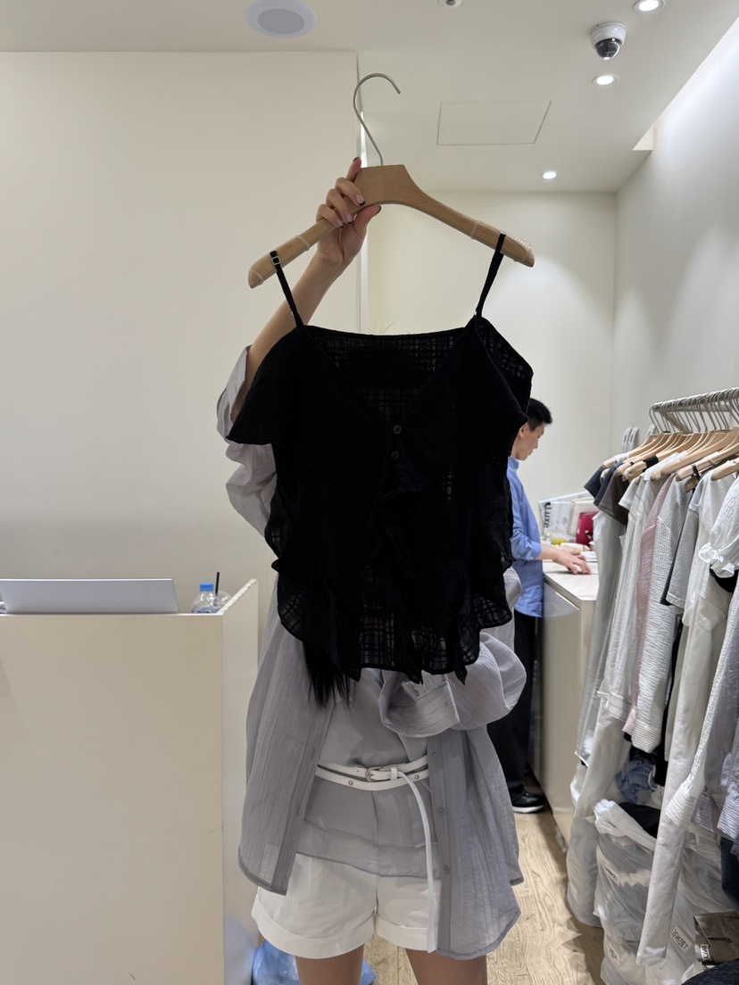 FLOWER-L東大門實拍女裝新品25春夏時尚熱賣真品人氣吊帶背心FLOWER吊帶/背心圖色2