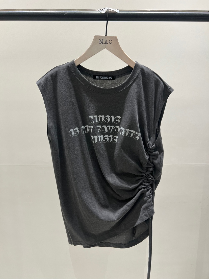 MAC韓國代購女裝新品職業時尚推薦真品熱賣休閑吊帶背心褶皺THE FORWARD MAC吊帶/背心圖色2