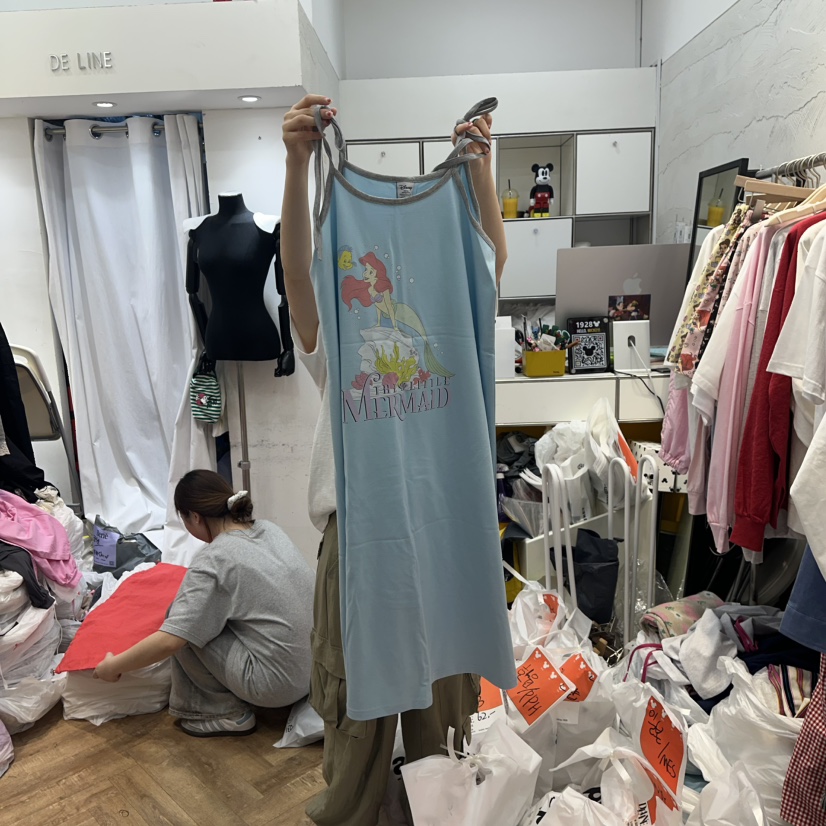 DE LINE韓國代購女士新品時尚休閑推薦真品職業25春夏連衣裙DE LINE連衣裙圖色2