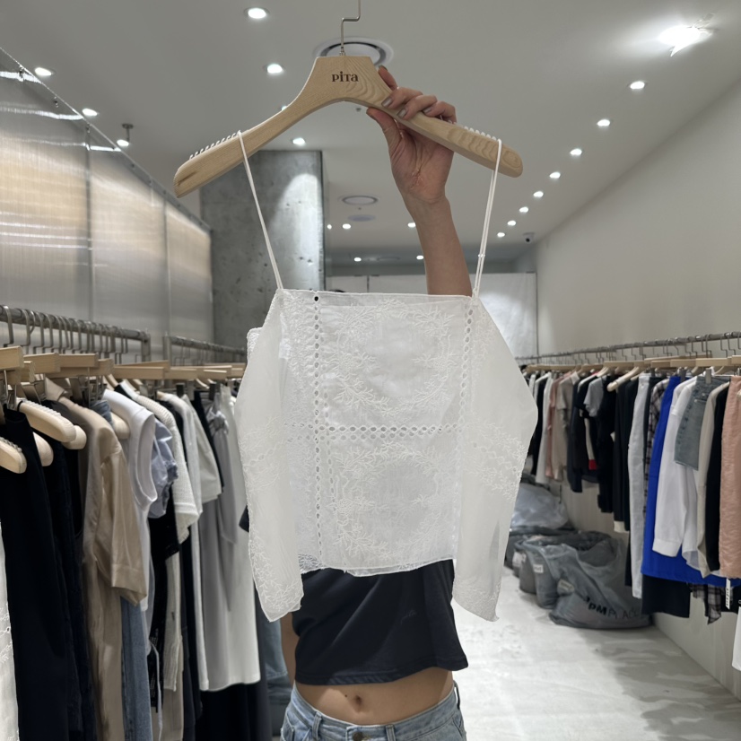 PITA東大門直郵女裝新款熱賣時尚25春夏休閑真品吊帶背心蕾絲THE VERLIN/piTa吊帶/背心