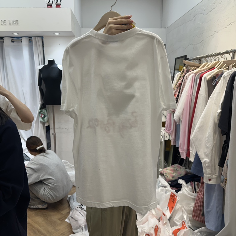 DE LINE東大門代購女裝新品推薦時尚職業真品熱賣25春夏T恤DE LINET恤