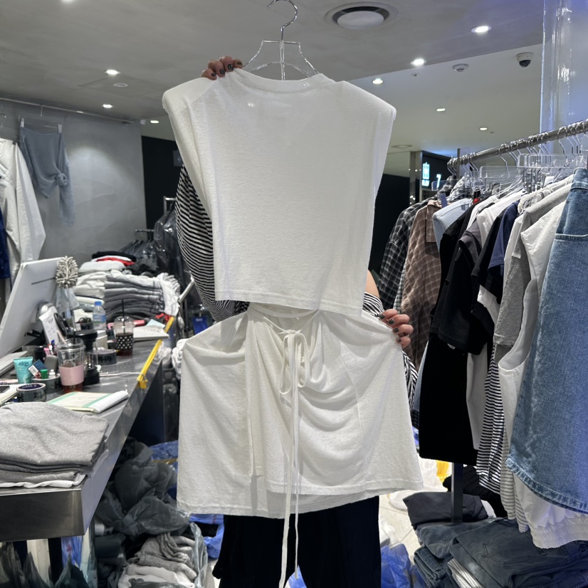 HERTZ-P東大門直郵女士新款推薦人氣休閑真品吊帶背心含腰繩HERTZ-P吊帶/背心