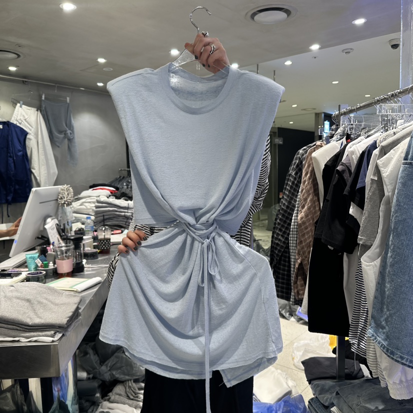 HERTZ-P東大門直郵女士新款推薦人氣休閑真品吊帶背心含腰繩HERTZ-P吊帶/背心