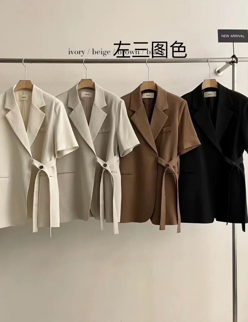 HEIZE東大門實拍女士新品職業休閑25春夏人氣真品熱賣推薦夾克HEIZE夾克圖色3左三色