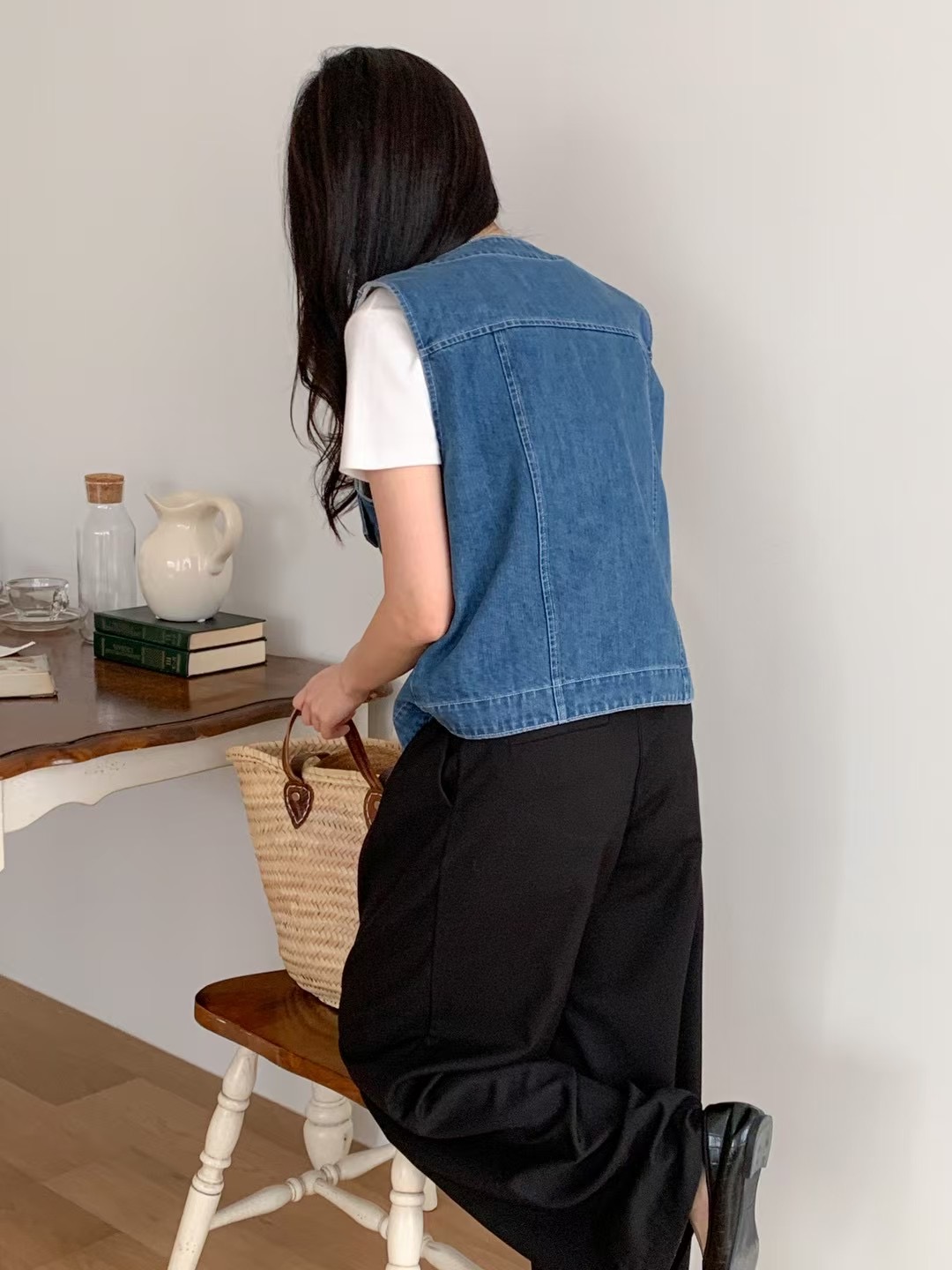 AGAIN US東大門直郵女裝新品25春夏推薦真品人氣休閑職業馬甲AGAIN US馬甲