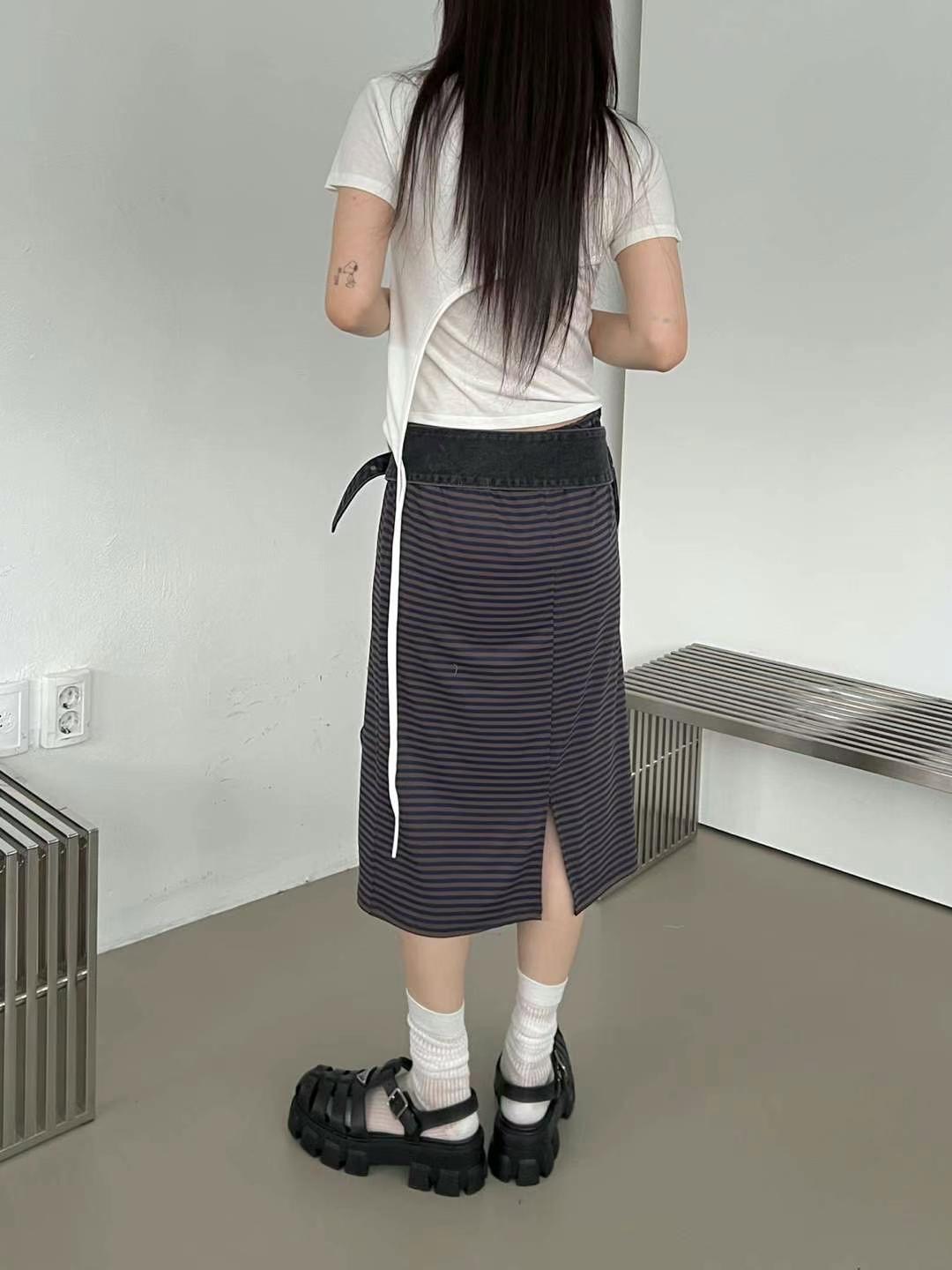 ASKHAKI韓國代購女士新款時尚推薦職業真品休閑熱賣人氣T恤ASKHAKIT恤