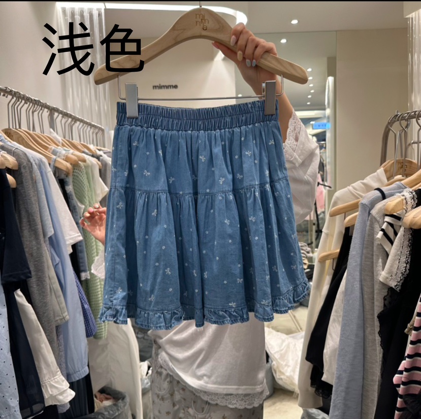 MIMME直郵韓國代購㊣女裝新款推薦25春夏熱賣休閑時尚人氣短裙MIMME短裙圖色2