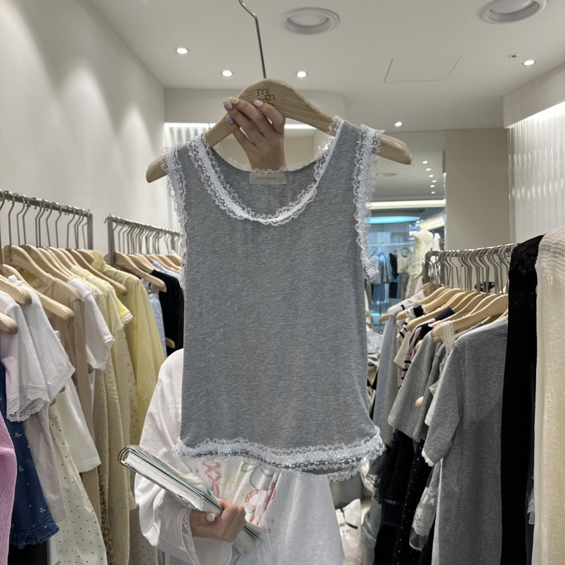 MIMME韓國直郵㊣東大門實拍女裝新款時尚人氣推薦休閑吊帶背心MIMME吊帶/背心圖色3