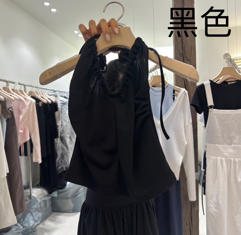AVECNOUS韓國㊣直郵東大門代購女裝新品時尚吊帶背心不含內搭AVECNOUS吊帶/背心圖色4