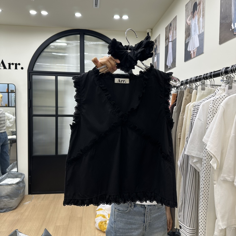 ARR直郵韓國代購㊣女裝新品推薦人氣休閑時尚吊帶背心含頭飾ARR吊帶/背心圖色3