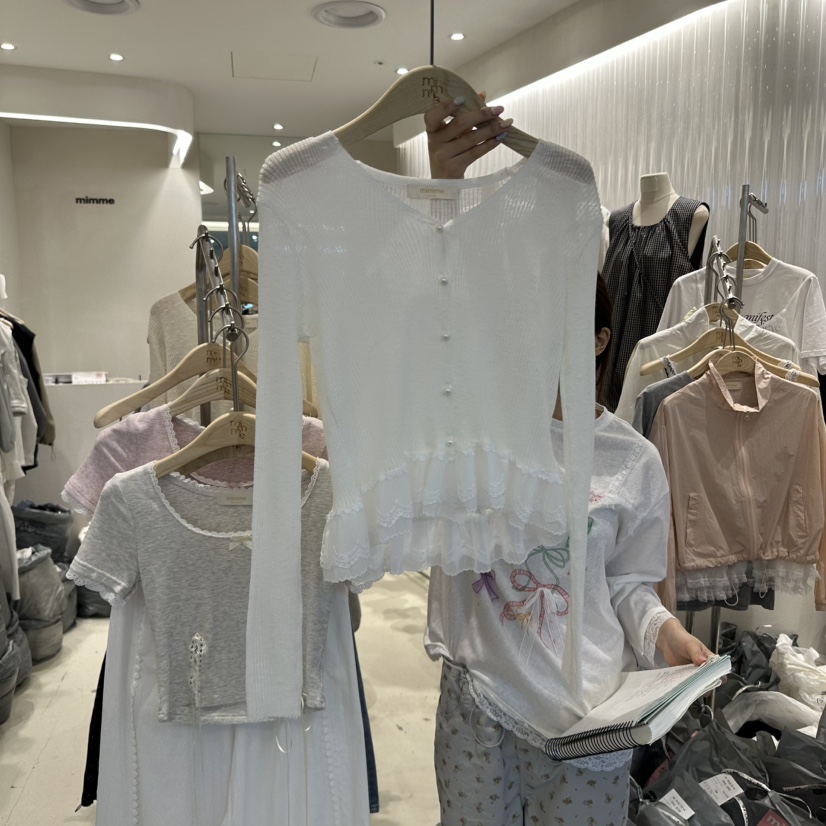 MIMME直郵韓國代購㊣女裝新品休閑25春夏人氣推薦熱賣針織衫MIMME針織衫
