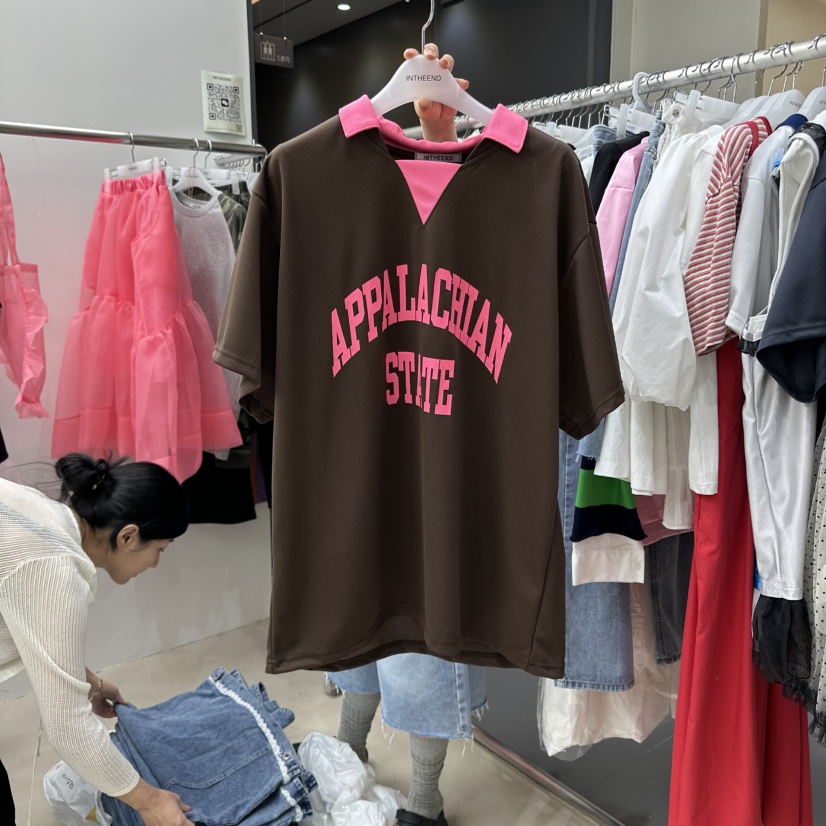 INTHEEND東大門代購女士新品熱賣真品人氣推薦職業25春夏T恤INTHEENDT恤圖色2