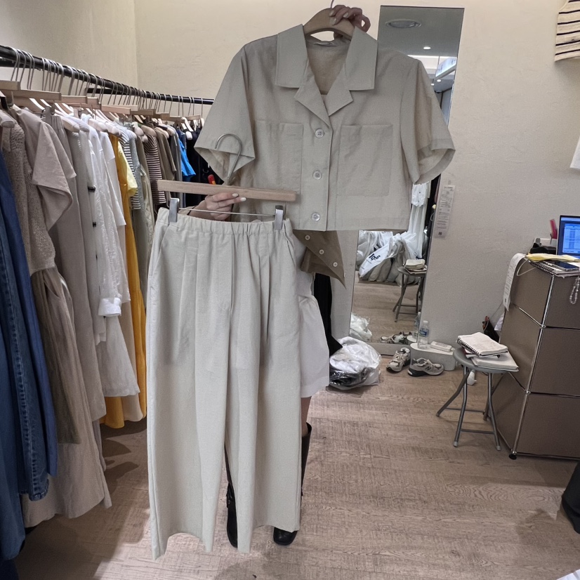 W AND J韓國代購女裝新款真品25春夏休閑熱賣職業推薦套裝W AND J套裝圖色3